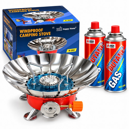 Windproof camping stove - camping,