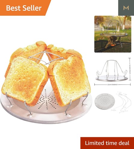 Portable camp stove toaster - portable,
