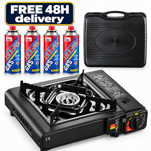 Portable camping gas - portable, stove