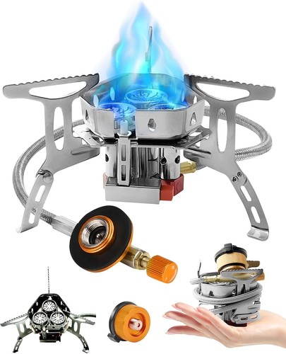 Portable camping gas stove - camping,